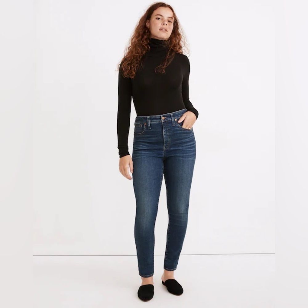 Madewell Curvy High-Rise Skinny Jeans in Lanette Wash Size 27